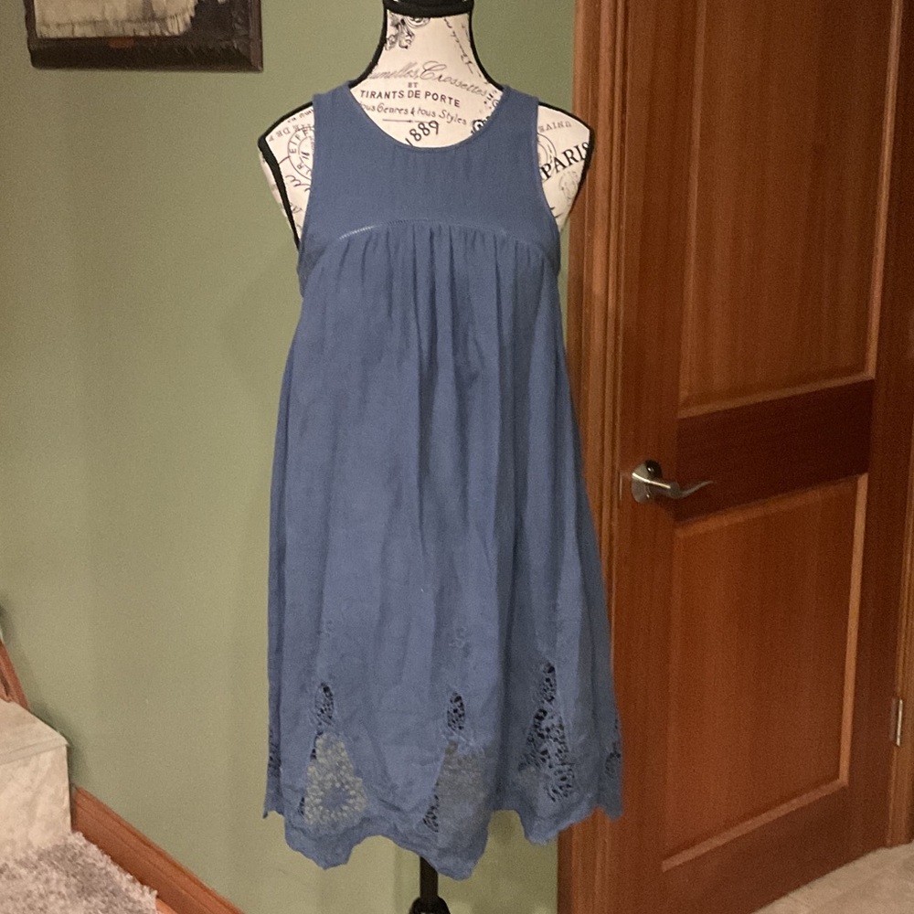 Sabine Blue Lace Dress, Size XS